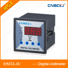 Dm72-3u-1 Voltímetro de panel digital Tres fases